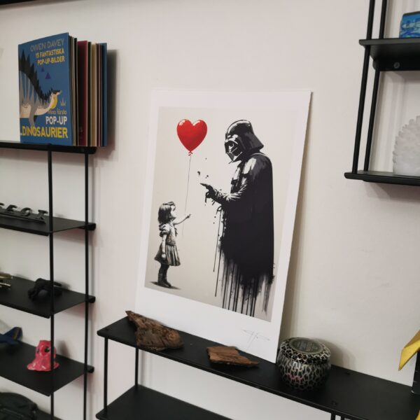 Darth baloon girl A3 print Limited edition No. 1-50 - Bild 2