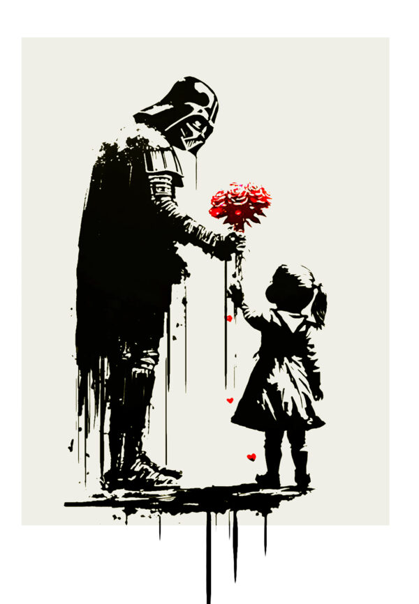 Darth Rose A3 print Limited edition No. 1-50