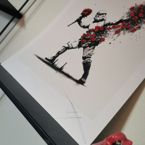 Flower thrower A3 print Limited edition No. 1-50 - Bild 3