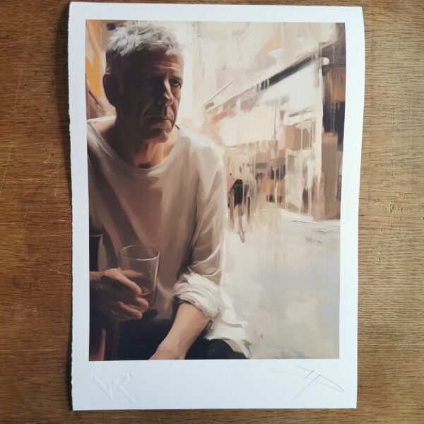 Tea with Bourdain A3 print Limited edition No. 1-50 (50) - Bild 2