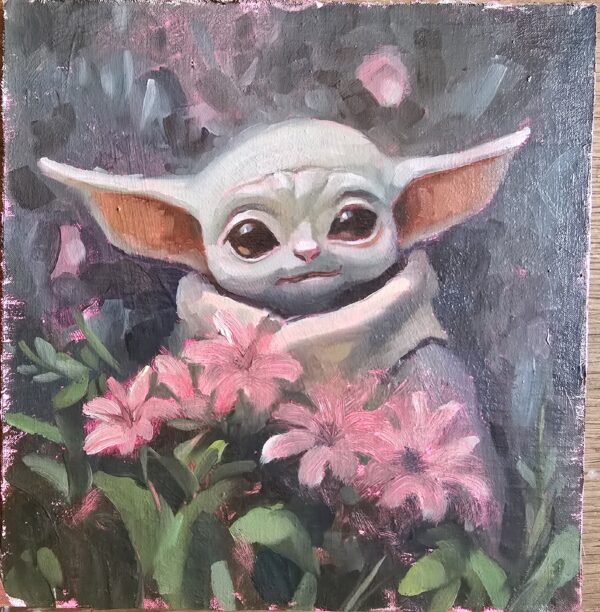 Flowerescent Grogu