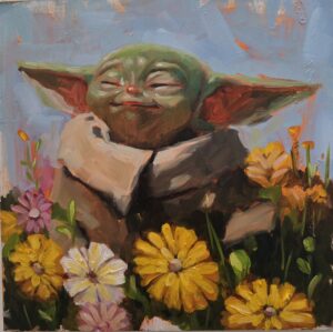 Springtime yoda