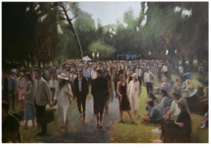 Stadsparken, Lund 100 × 70 cm