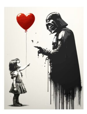 Darth baloon girl 50 * 70